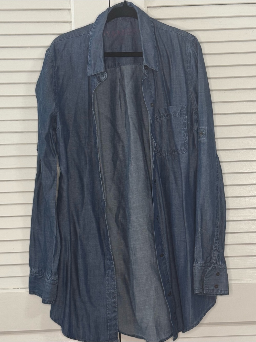 Liverpool Jeans Company Light Blue Shirt with Pink Logo Print